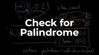 Check for Palindrome | Data Structures & Algorithms