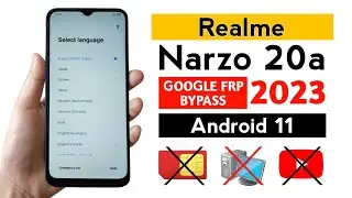 Realme Narzo 20a Gmail/Frp unlock Android 11 WITHOUT PC.