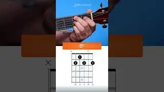 How to play the B7 chord on guitar! #Shorts