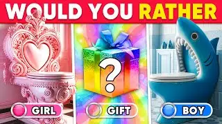 Would You Rather... Girl or Boy or Mystery Gift Edition ❤️💙🎁 Daily Quiz