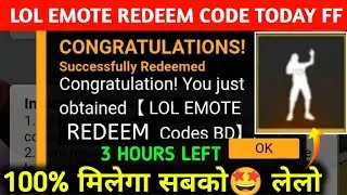 Free Fire Redeem Code | LOL Emote Redeem Code Today | FF New Redeem Code Today | FF New Event