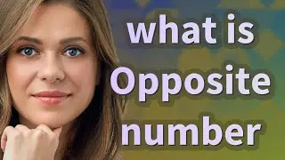 Opposite number | meaning of Opposite number