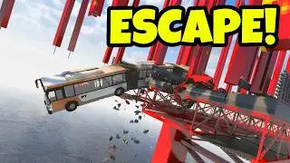 Surviving a COLLAPSING Physics Bridge! Teardown Gameplay