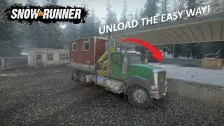 SnowRunner Tip - Unload Cabins the Easy Way