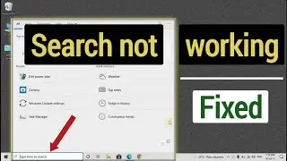 How to fix Windows Search not working in Windows 10 ( 7 Ways to fix it in Hindi ) | Tutorials Buddy