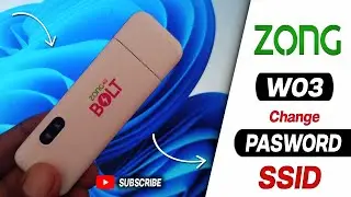 Zong Wingle W03 | Zong Wingle Password And SSID Change | Zong Bolt Plus  Password And SSID Change