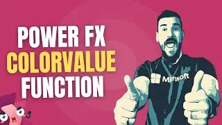 ColorValue Function (Use Hex Color Codes) | Power Fx | Copilot Studio - Power Apps