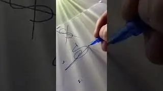 How to sign the letter S?❤️