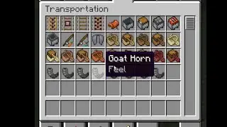 Goat Horn is everywhere in my creative inventory | Minecraft Snapshot 22w17a