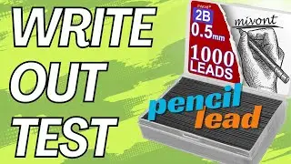 Writing out a pencil fully for review