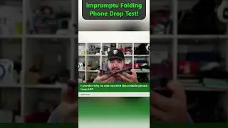 Folding Phone ACCIDENTAL DROP TEST! #Shorts