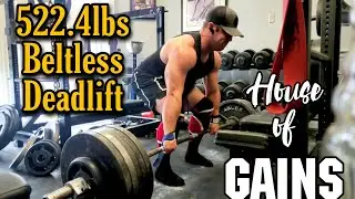 522.4lbs Beltless Deadlift