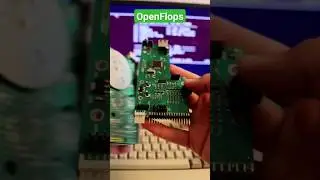 OpenFlops open hardware USB floppy emulator with FlashFloppy firmware as a GoTek alternative 
