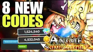 *NEW* ROBLOX ANIME SIMULATOR CODES 2024 AUGUST | ANIME SIMULATOR CODES | ANIME SIMULATOR CODE