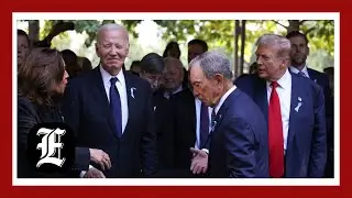 Trump and Harris shake hands at 9/11 memorial after heated debate