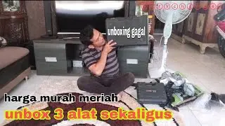 unboxing 3alat sekaligus