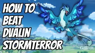 How to Beat Stormterror Dvalin in Genshin Impact - Beginners Guide