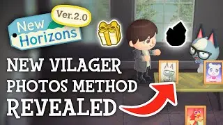 Animal Crossing New Horizons - NEW 2.0 METHOD For Getting Villager Photos Revealed!