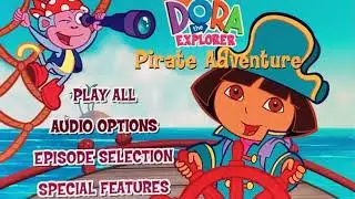 NICK JR DORA THE EXPLORER Pirate Adventure DVD Menu Walkthrough 🇦🇺