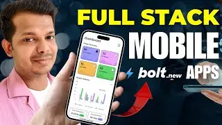How to BUILD Mobile Apps for Android and iOS using Bolt.new - AI Coding