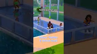 Indoor Toddler & Infant Pool! #thesims4 #youtubechamps #ad