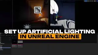 Create lighting in Unreal Engine 5 | Practice of creation artificial lighting in Unreal Engine