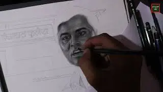 Realistic but easy skin shading tutorial for beginners part-2 // Panchayat drawing season 2