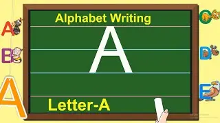 English Capital Letter Writing | Letter - A | Writing Capital ABC for children | Learning Booster