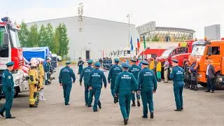 В масштабных учениях МЧС в Ханты-Мансийске приняли участие волонтёры