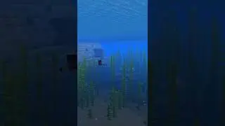 Самый эффективный способ передвижения под водой   #minecraft #minecraftshorts #майнкрафт