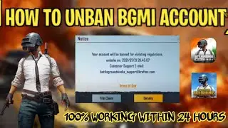 HOW TO UNBAN BGMI ID | BGMI ID UNBAN KAISE KARE | FIX 10 YEAR BGMI ID 