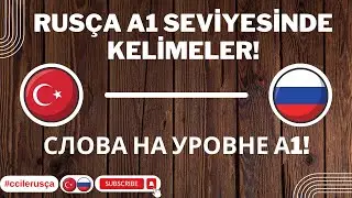 Rusça A1 seviyesinde kelimeler - Слова на уровне А1