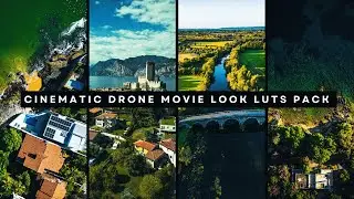 Cinematic Drone Movie Look LUTs Pack | Transform Aerial Footage into Hollywood-Style Shots!