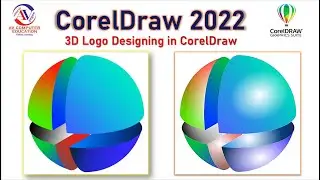 coreldraw logo design for beginners || 3D Logo Design in CorelDRAW