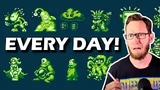 30 Days, 30 Ideas: Pixel Art Monster Design Challenge!