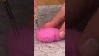 Needle Felting Tip: How to Fix a Problematic Spot in the Surface Layer! 