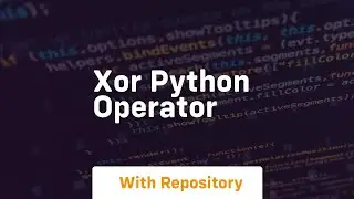 xor python operator