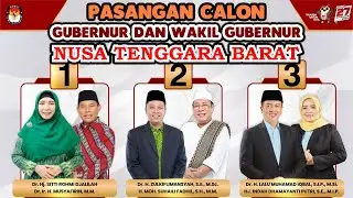 Nomor Urut Pasangan Calon Gubernur dan Wakil Gubernur Nusa Tenggara Barat 2024