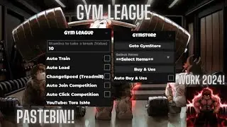 (🏋️‍♂️UPDATE 1) Gym League Script - Best Auto Train | Auto Items PASTEBIN