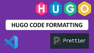 HUGO & VSCode formatting template files | Static Site Generator