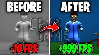 How to get more FPS on CRAB GAME | Low End PC | Fix Lag | Fix Stutter |