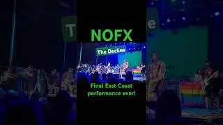 NOFX go out in style! History made! #punk #nofx #shorts #punkrock