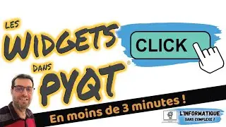 Les widgets dans PyQt®