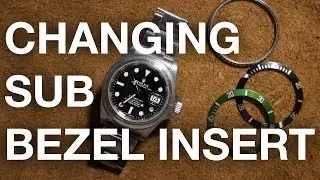 How to change a Rolex Submariner Bezel Insert