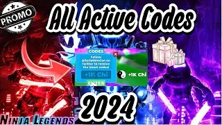 🥷 NEW All Working Codes for Ninja Legends in 2024! | Roblox Ninja Legends Codes | EbonX Gaming