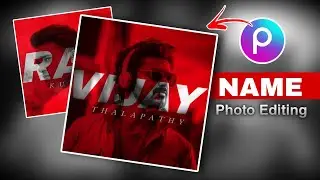 viral Name text photo editing in PicsArt || text photo editing - Artistrajk