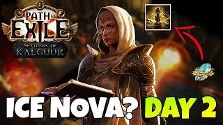 Ice Nova of Frostbolts DAY 2 Sanctum Respec, Shockwave Totem | POE 3.25 Settlers of Kalguur