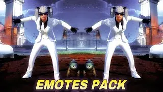 PUBG EMOTES PACK IN MYTHIC & NORMAL LOBBY 🔥 || BOTH MOBILE & iPAD VIEW 🖤 || PUBG KOREAN EMOTES