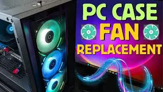 PC Case Fan Replacement / Install (LTC 3-Pack Fans on Corsair 4000D Airflow Case)