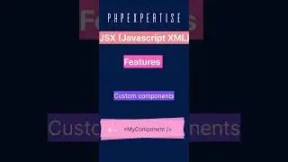 JSX components in React tutorial | phpexpertise #react #reacttutorial #technicalinterview #coding